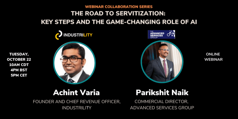 Online Webinar: The Road to Servitization: Key Steps and the Game-Changing Role of AI